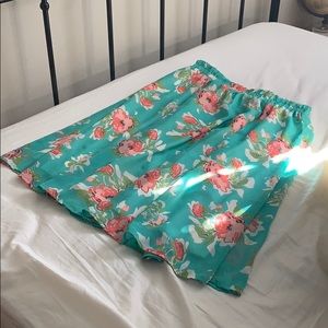 Floral skirt